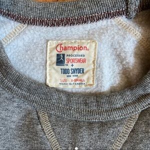 Champion x Todd Snyder men’s sweatshirt